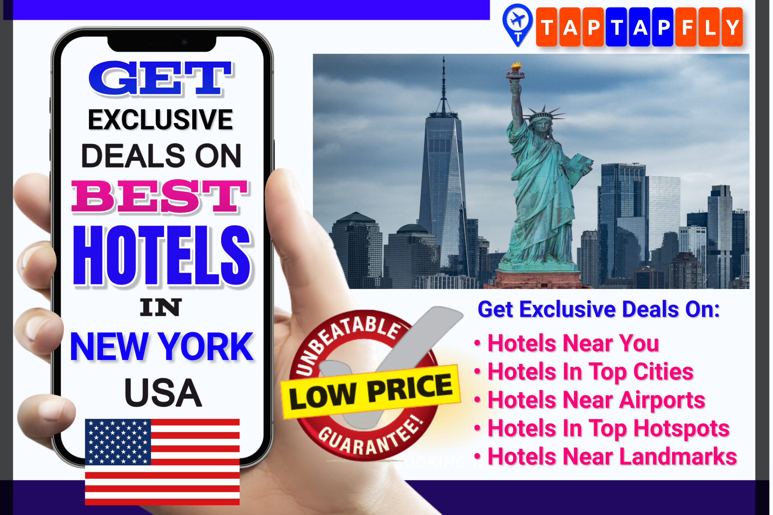 Get exclusive deals on the best hotels in New York.